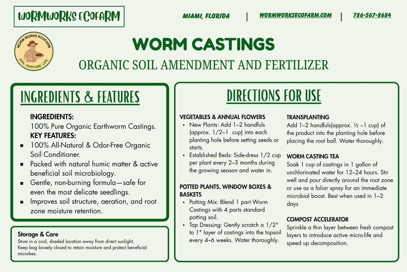 The worm castings user guide The worm castings user guide